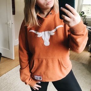 burnt orange Texas hoodie